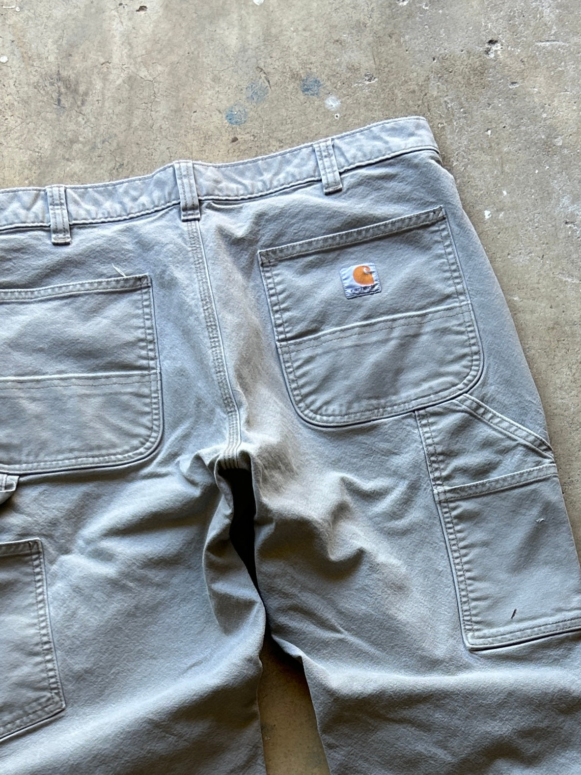 Vintage Grey Carhartt Carpenter Pants - 36