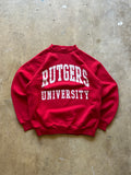 Vintage Rutgers Spellout Crew - M