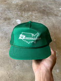 Vintage THA Green Trucker Hat