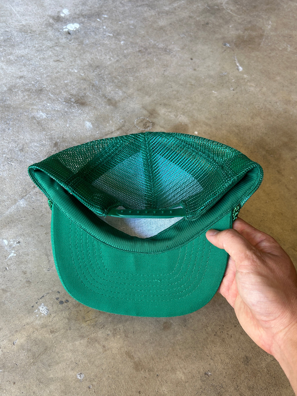 Vintage THA Green Trucker Hat