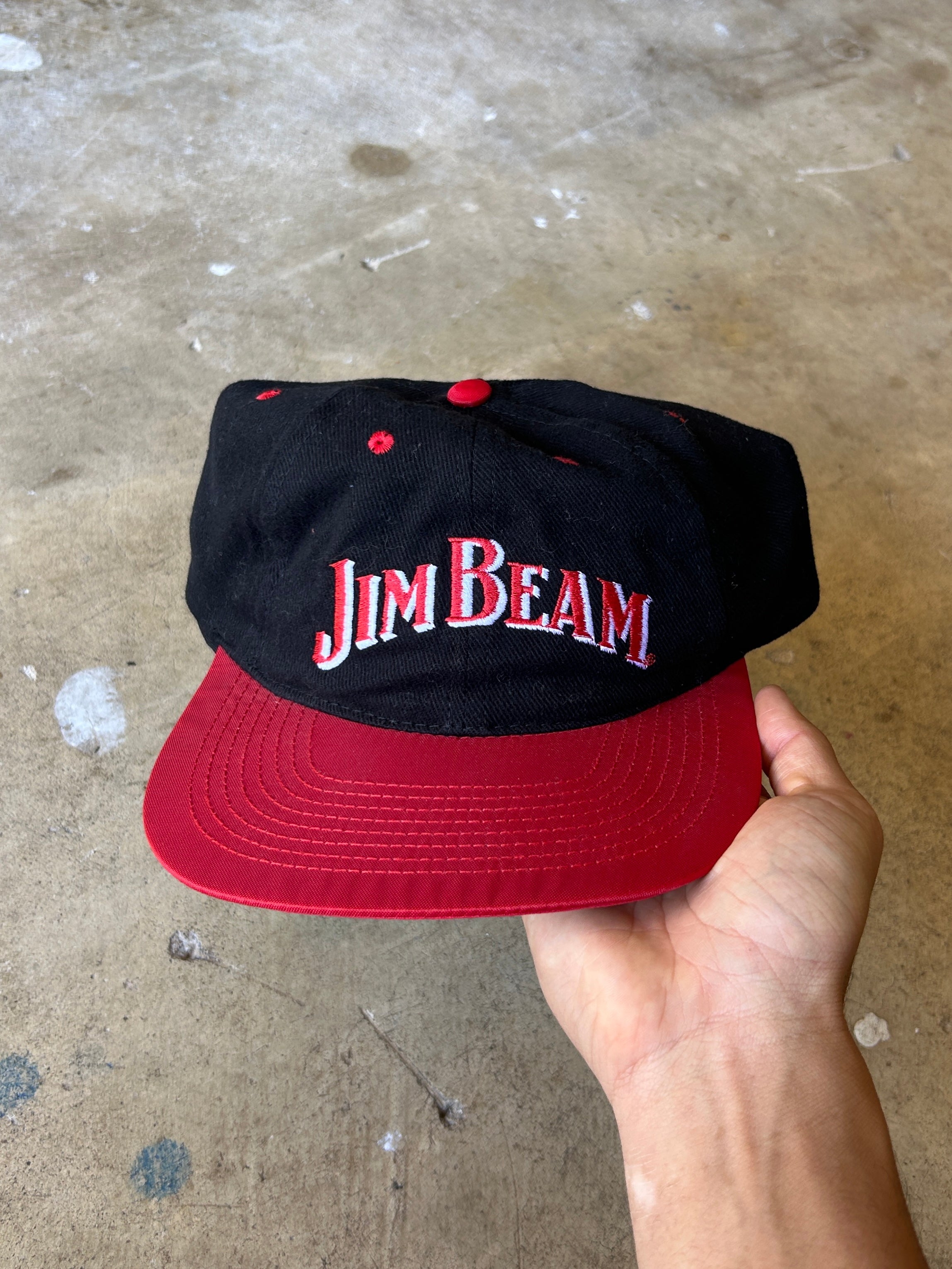 Vintage Jim Beam Snapback Hat