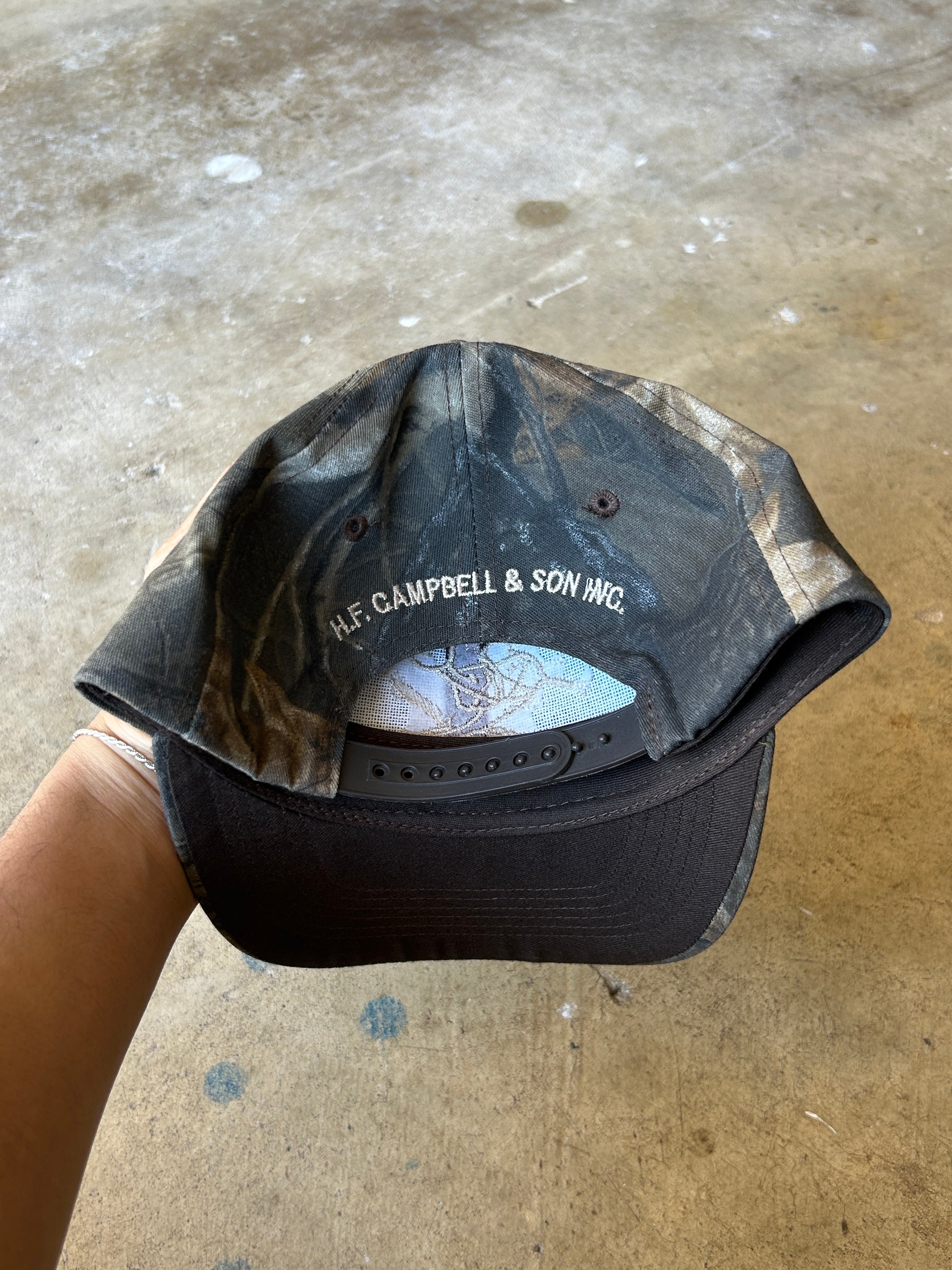 Vintage Camel Camo Snapback Hat