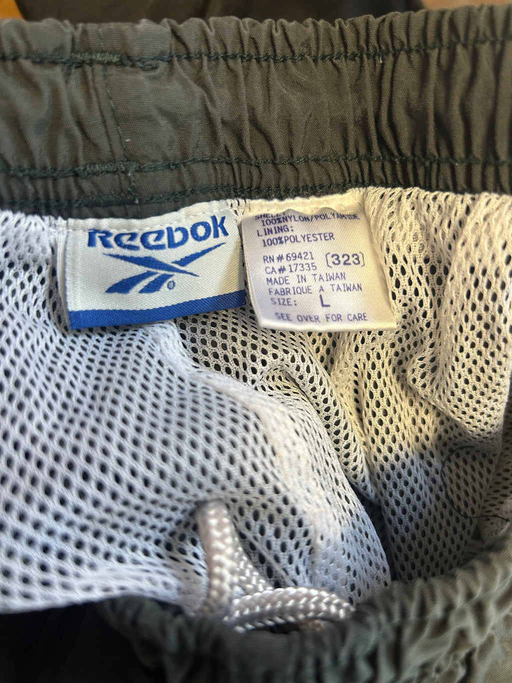 Vintage Green Reebok Track Pants - L